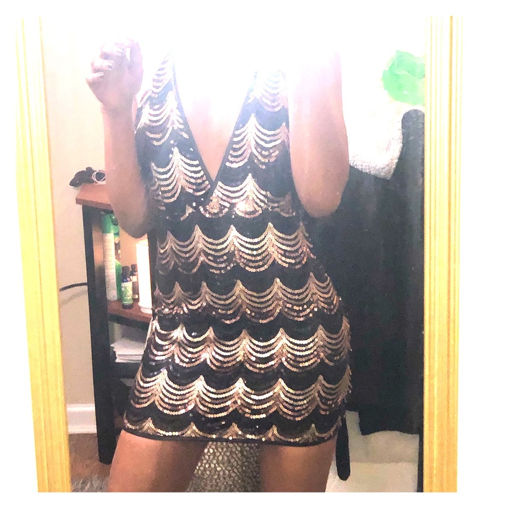 Sequin mini dress